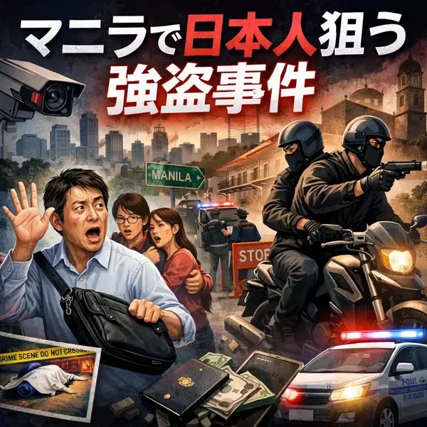 日本人狙う強盗事件、マニラ首都圏で相次ぐ