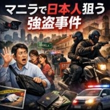 日本人狙う強盗事件、マニラ首都圏で相次ぐ