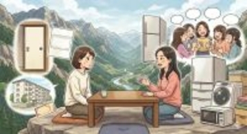 喘息で移住の韓国人女性からの提案、昭和な借家でのシェアハウスは文化差と不安が多すぎてお断り