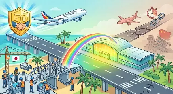 新マニラ空港建設に日本の耐震技術と融資 2028年以降の開港に向け工事は順調