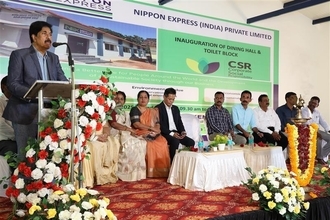 NXインド、学校に食堂・トイレ寄贈…農村の教育環境改善へ