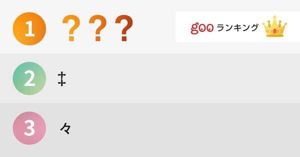 読めない ワード変換が分からない記号ランキング 15年11月15日 エキサイトニュース