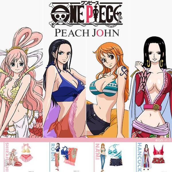 ナミやハンコックをイメージした水着や下着がpeach Johnから4 12に発売 17年4月3日 エキサイトニュース