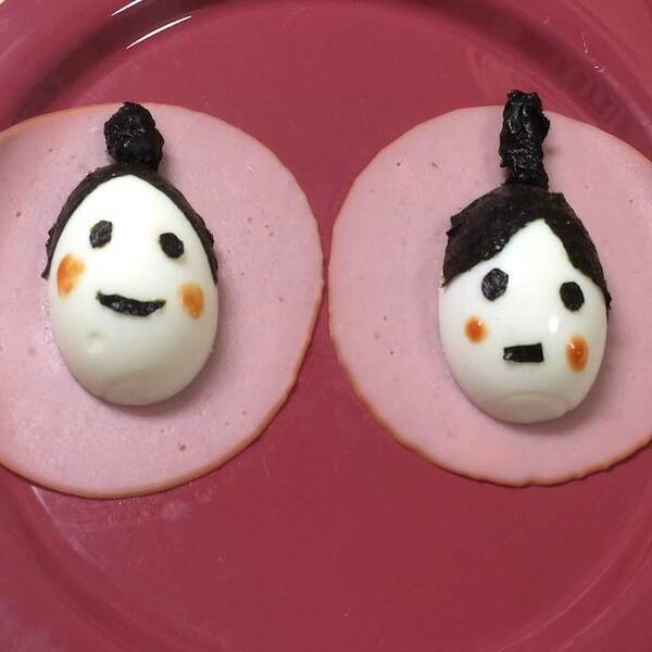 卵１つでひな祭り お内裏様とお雛様をゆで卵で作ってみた 16年3月2日 エキサイトニュース