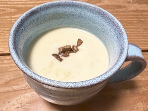 「飲むスイートポテト」と娘に好評　サツマイモと牛乳で作る『ホットドリンク』