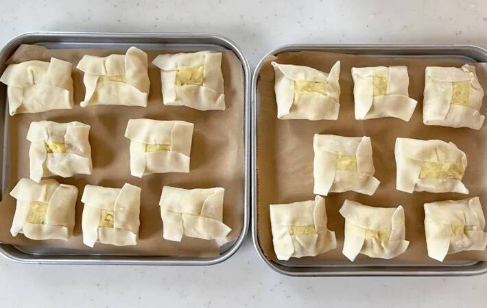 フォークで潰したサツマイモを…？　余った食材を使った意外なレシピ