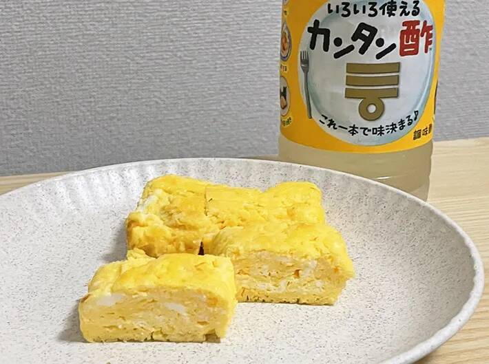 じゅわっと甘い玉子焼き　大さじ2杯加えた『調味料』に「バシッと味が決まる」「ふっくら食感」