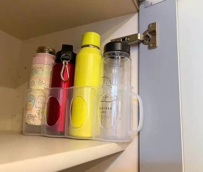 100均缶ホルダーの『じゃない使い方』　収納に役立つアイディアに感激！