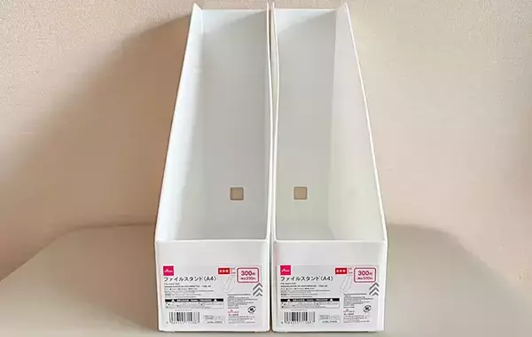 「330円のファイルスタンド活用！　置くだけでキッチンが整って「ストレスフリー」【DAISO】」の画像