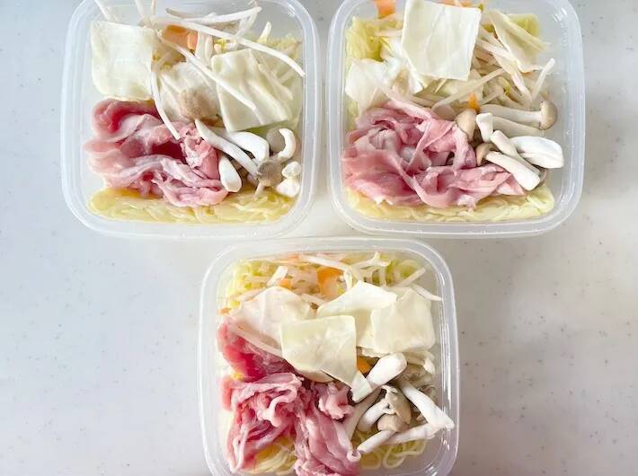 【レンチン8分】鍋は使いません！　タッパーで作れる“めん料理”レシピ
