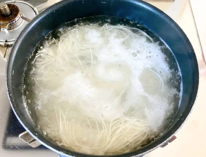 ゆでたそうめんにのせたのは？　食べた子供たちが「おいしい！絶対また作って」