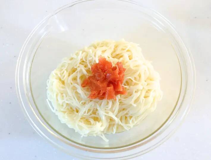 ゆでたそうめんにのせたのは？　食べた子供たちが「おいしい！絶対また作って」