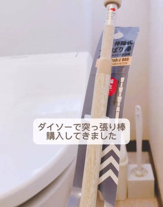 便器奥のデッドスペースが棚に？　収納アイデアに「思い付かなかった」「感動した」