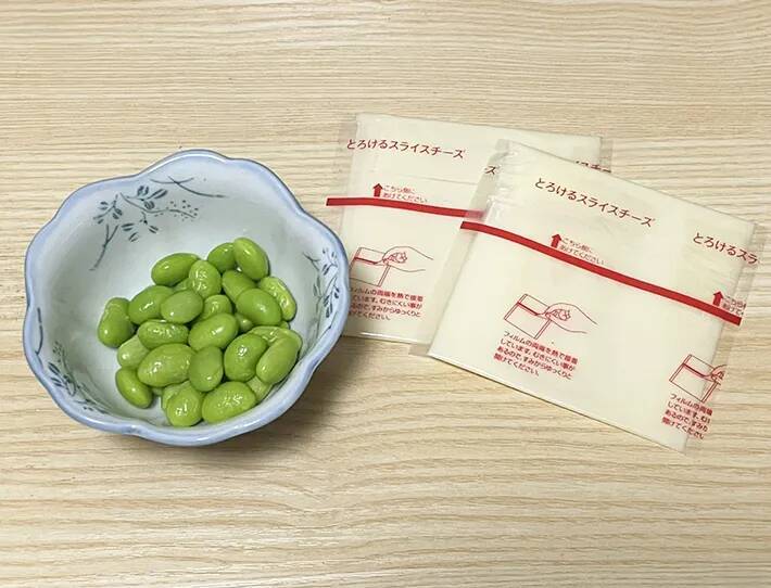 【トースターで5分】材料2つのカリカリおつまみ　枝豆と組み合わせたのは…