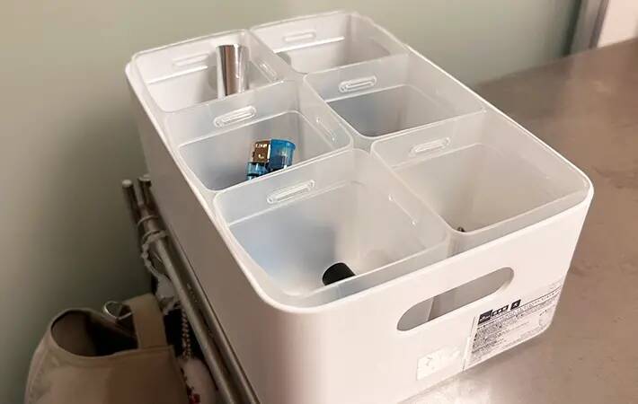 ダイソーのくつした整理カップに「靴下は入れてない」　小物の整理がしやすくなる！部屋が片付く活用法がこちら
