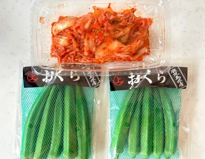 10分でできる『オクラとキムチの和え物』　食べた夫が「また作って！」