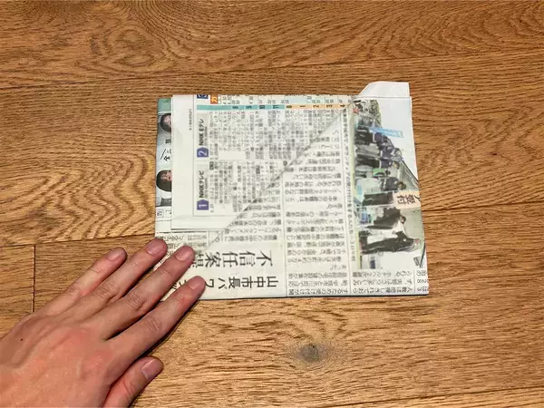 新聞紙が便利な『ゴミ箱』として使える！　6回折るだけの作り方がこちら