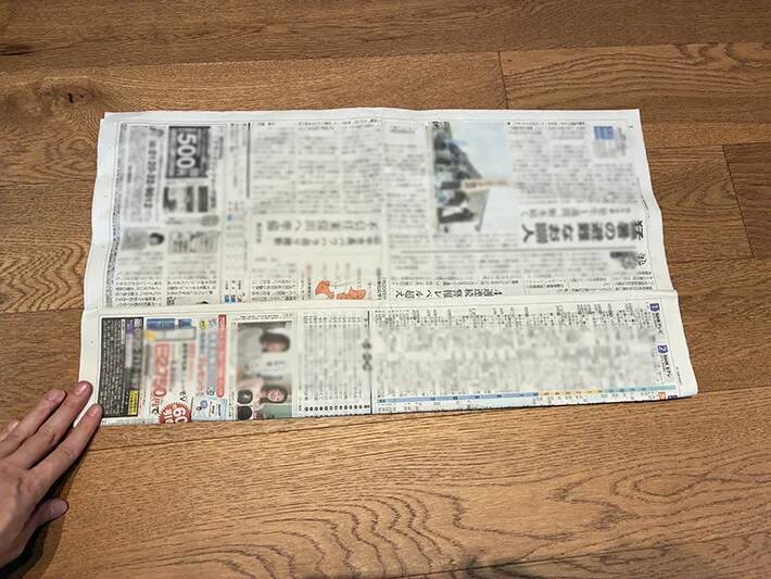 新聞紙が便利な『ゴミ箱』として使える！　6回折るだけの作り方がこちら