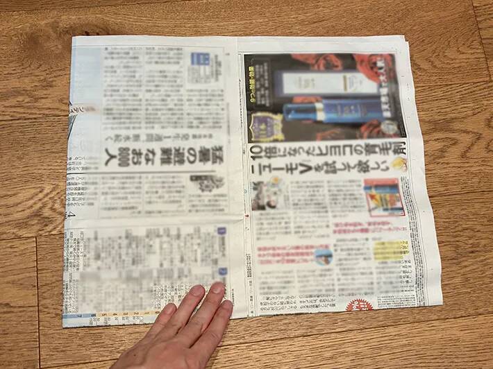 新聞紙が便利な『ゴミ箱』として使える！　6回折るだけの作り方がこちら