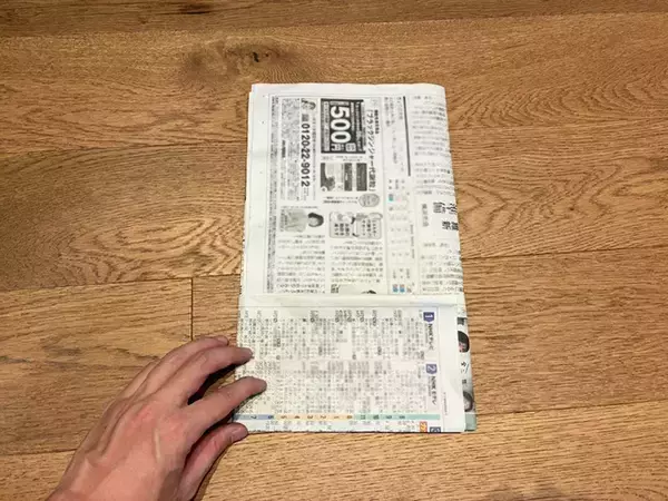 「新聞紙が便利な『ゴミ箱』として使える！　6回折るだけの作り方がこちら」の画像