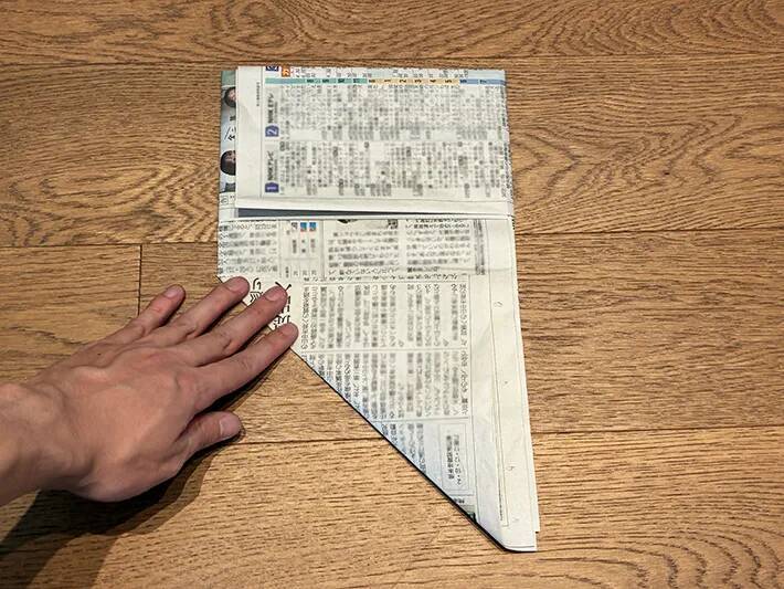 新聞紙が便利な『ゴミ箱』として使える！　6回折るだけの作り方がこちら