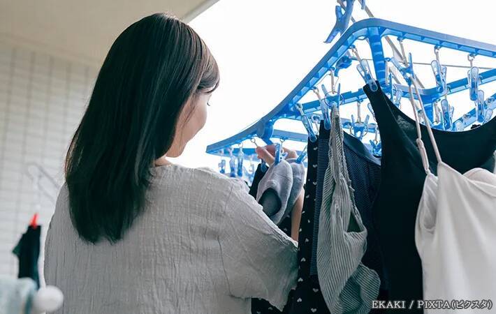 そんな干し方しないで！　防犯のプロが教える『洗濯物の盲点』にゾッ