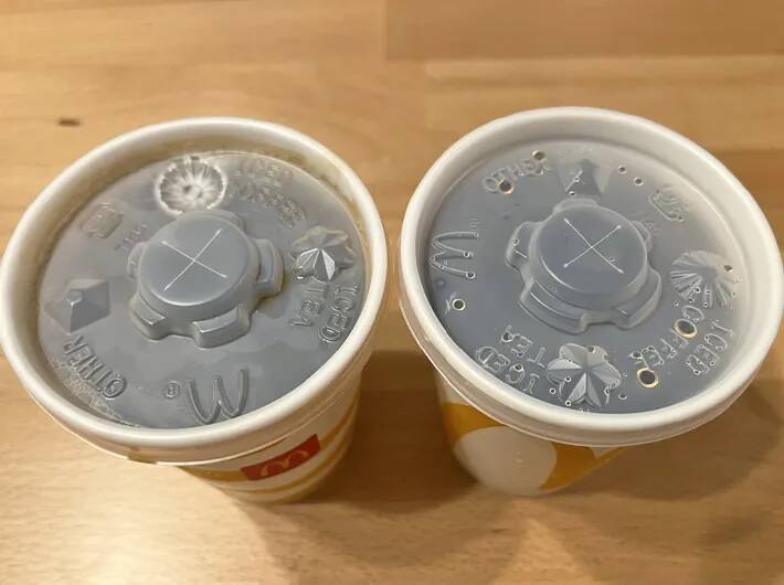 マクドナルドが紙ストローを終了し、『ストロー不要フタ』が登場　飲み心地は？傾けてみた結果…