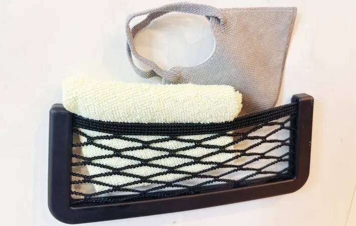 これ欲しかった！　セリアで見つけた万能ポケットで家中すっきり！【メッシュポケット活用術】