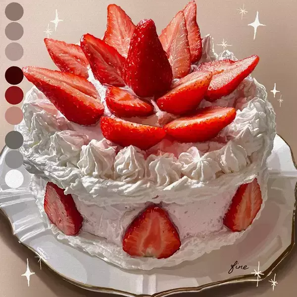 「イチゴがたっぷりのったショートケーキ　まさかの事実に「二度見した」「信じられない」」の画像