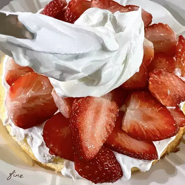 「イチゴがたっぷりのったショートケーキ　まさかの事実に「二度見した」「信じられない」」の画像