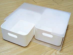 『DAISOの輪』で天才みっけ！　キッチンで使える「ファイルボックス活用ワザ」を試してみた【ダイソー取材】