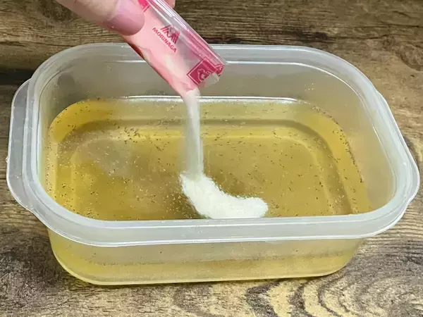 食パンを半分に折り畳んで『ゼリー』を差し込む？　見た目涼しげなサンドイッチレシピ