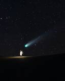 「【レモン彗星】　写真家がとらえた『彗星と人物』に「全人類に見てほしい」「感動した」」の画像2