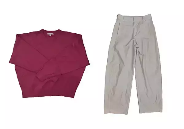 「ワインレッド×グレーでつくる　大人可愛い『秋スタイル』」の画像