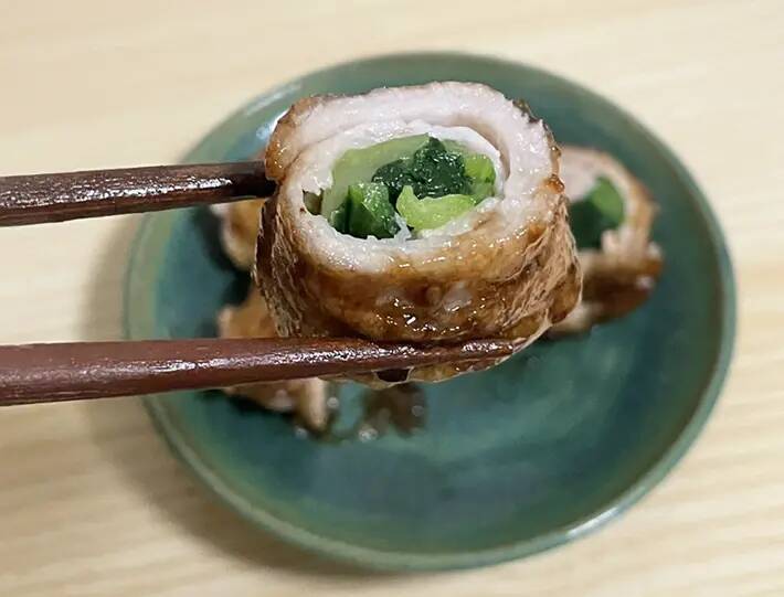 肉巻きの中に入れたのは？　意外と見ないレシピに「ペロリと完食」「シャキシャキ食感」