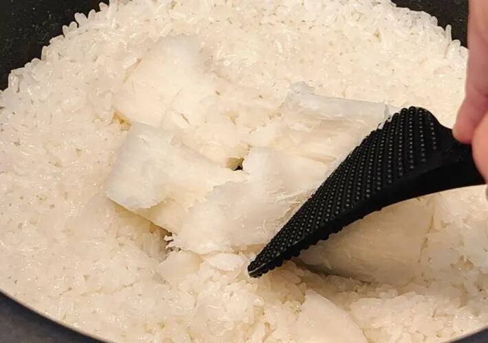 米2合に長芋1本のせるだけ　『大さじ3杯』の味つけで炊くと「ホクホク食感」「箸がすすむ」