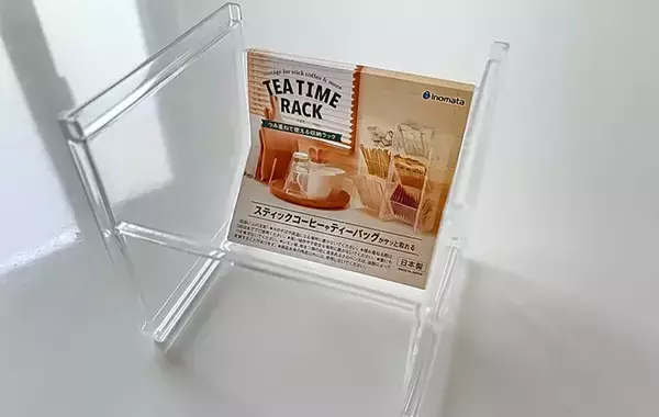 「ダイソーで買った『ティーラック』　思わぬ活用法に「もう倒れない」「早くやればよかった」」の画像
