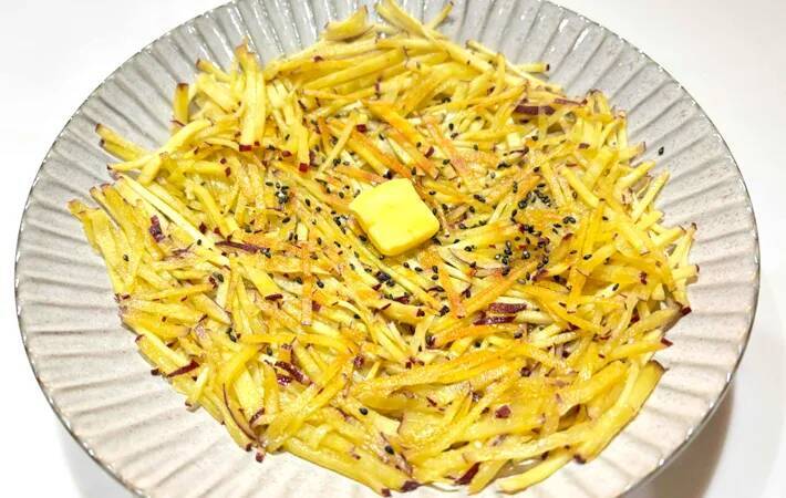 食べた家族が「また作ってね！」　サツマイモを千切りにして…？【旬レシピ】