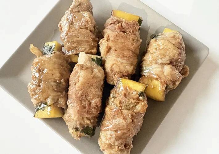 大葉と『1本』を豚肉で巻いて…できた一皿が「ご飯に合う」「定番になりそう」
