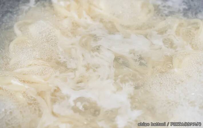 「麺を少ないお湯でゆでると…」　麺のプロがゆで方をアドバイス