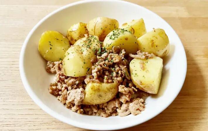 新ジャガ、フードスペシャリストはこう食べる！　ひき肉と炒めたら「家族にヒット」