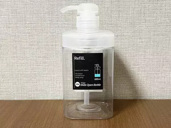 「100均で買った『広口ポンプボトル』　中に入れたものとは…？「意外と思いつかなかった」」の画像