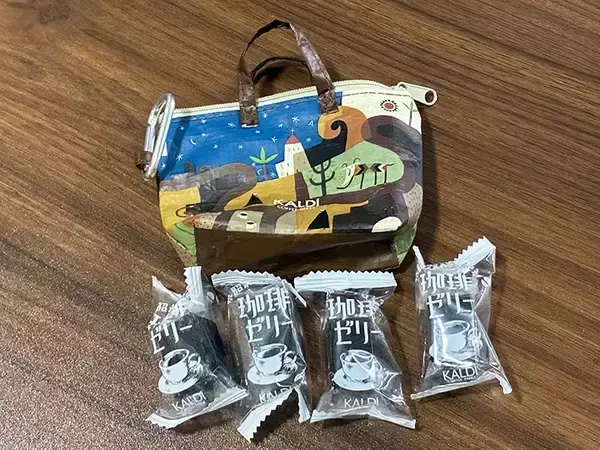 「ミニバッグが小物入れに大変身！　カルディの『484円アイテム』で作る収納術【3選】」の画像