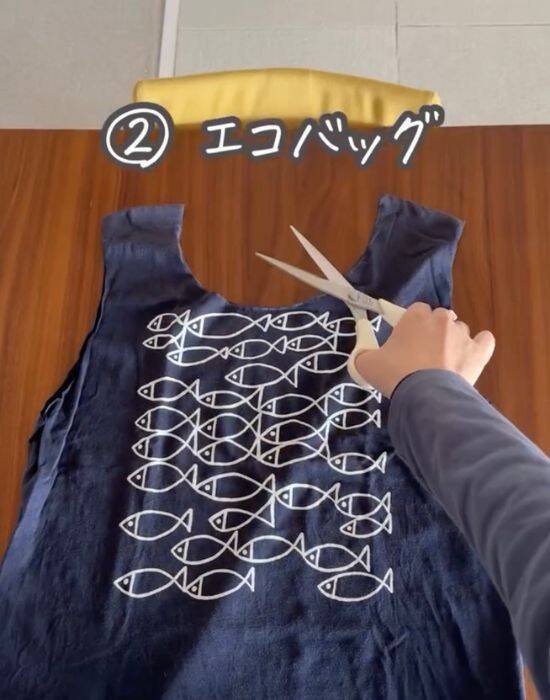 着古したTシャツは捨てずに活用！　縫い作業ゼロのリメイク術に「目からウロコ」