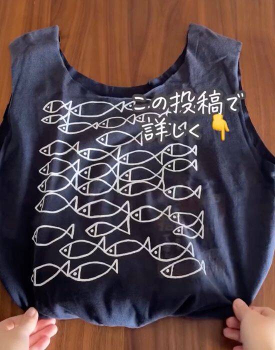 着古したTシャツは捨てずに活用！　縫い作業ゼロのリメイク術に「目からウロコ」