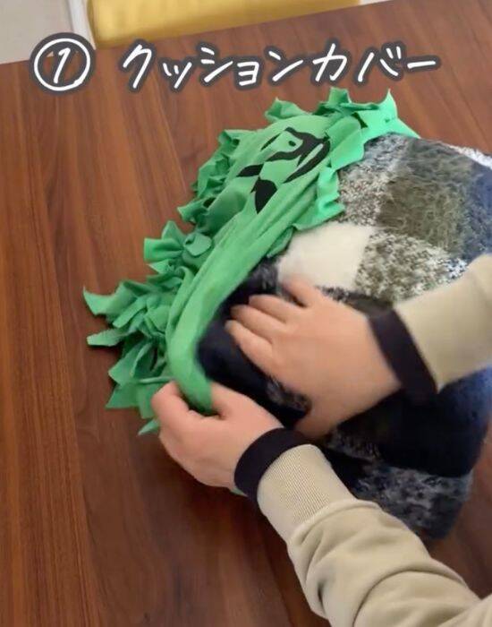 着古したTシャツは捨てずに活用！　縫い作業ゼロのリメイク術に「目からウロコ」