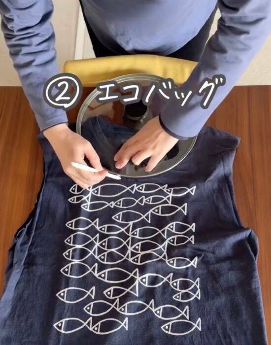 着古したTシャツは捨てずに活用！　縫い作業ゼロのリメイク術に「目からウロコ」
