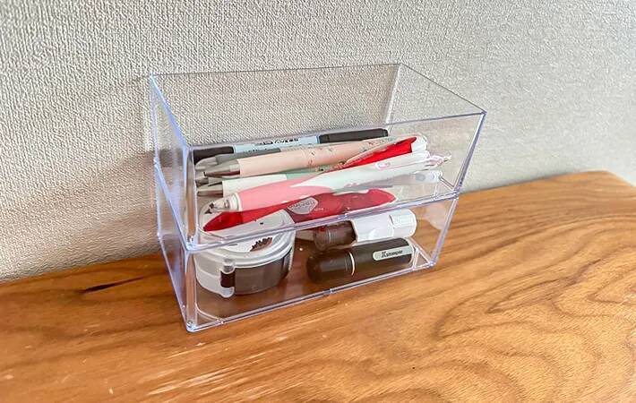 ダイソーに聞いた！　110円に見えない『クリアケース』の活用法に「お店のディスプレイみたい」