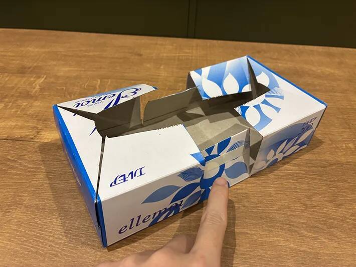 ティッシュの空き箱、捨てないで！　10分リメイクで便利な『収納ケース』に変わる