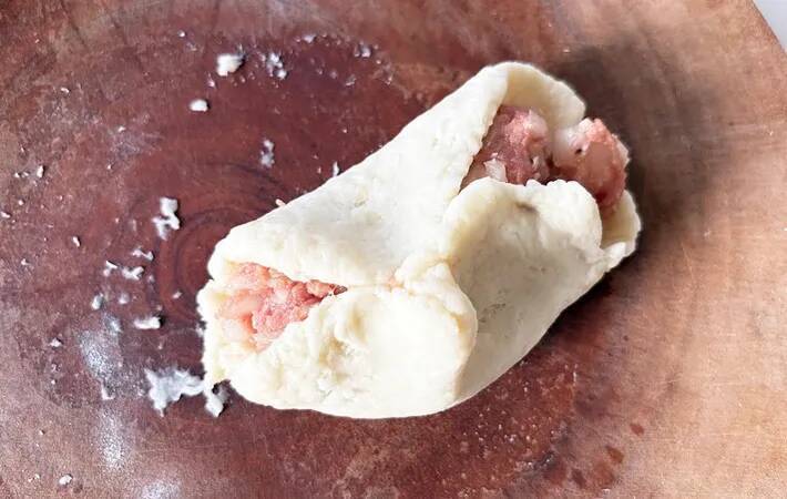 ホットケーキミックス生地に肉だねを…『肉まん』に子供が大喜び「もう1つ食べたい」